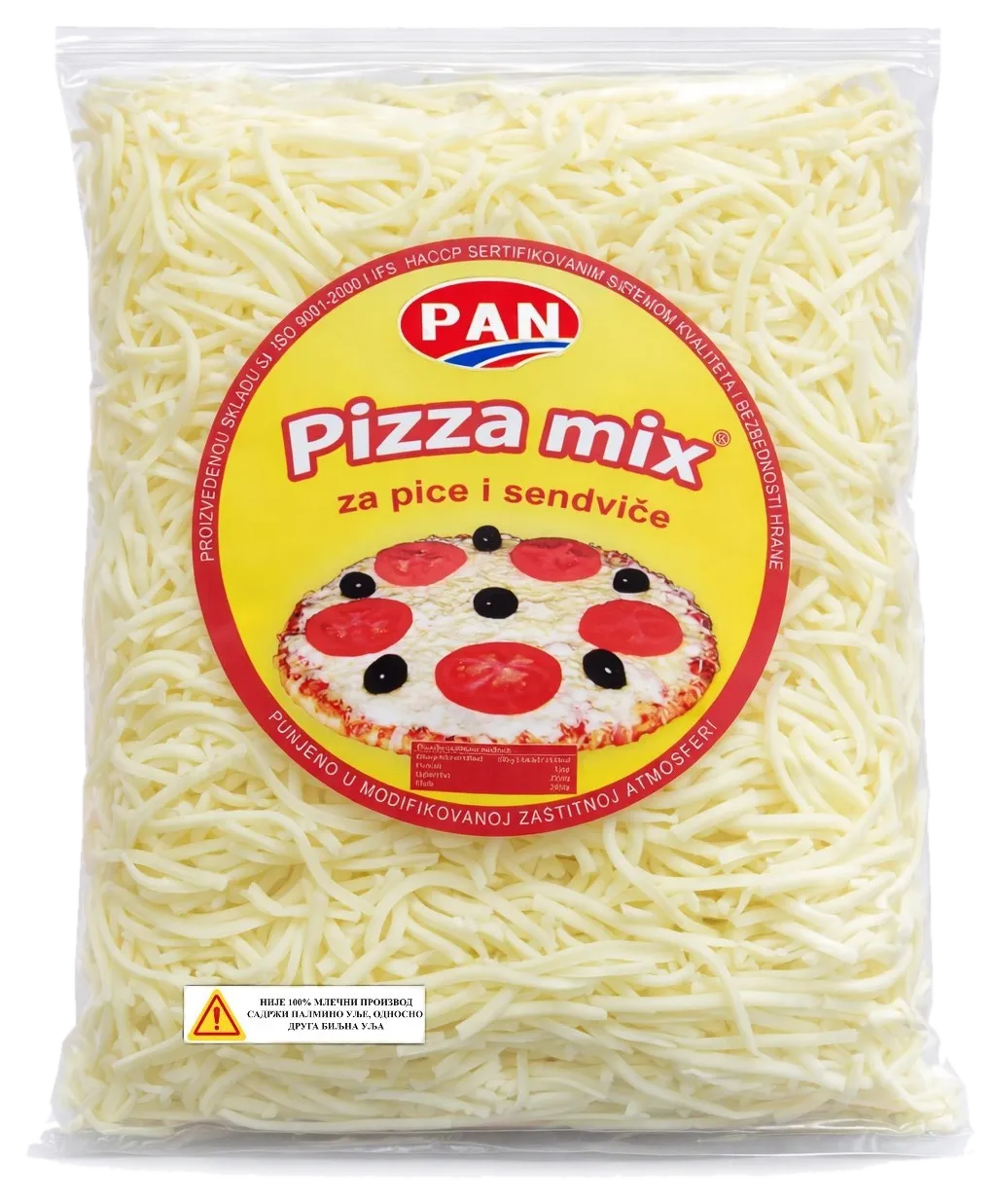 PAN Pizza mix, rendani, kesa od 1 kg sa žutom etiketom